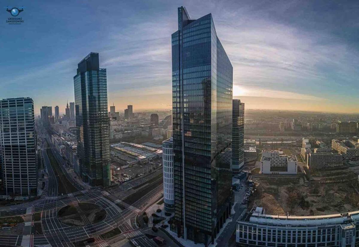 Super Apartment Yellow 2X Metro Fast Wifi 1 Gbs Netflix Panorama Miasta Warsaw Exterior photo