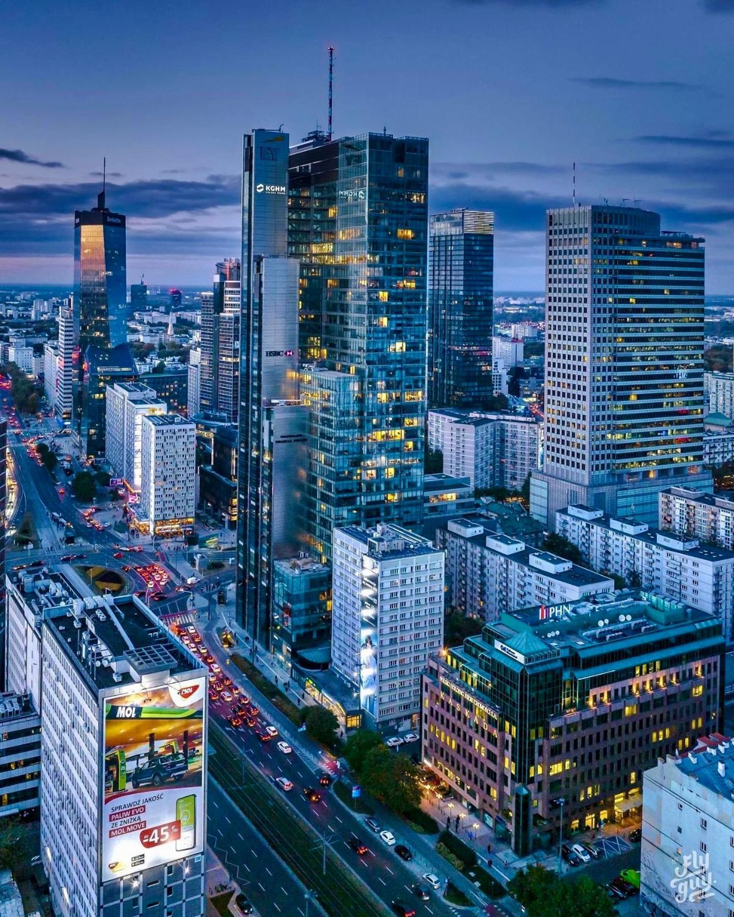Super Apartment Yellow 2X Metro Fast Wifi 1 Gbs Netflix Panorama Miasta Warsaw Exterior photo